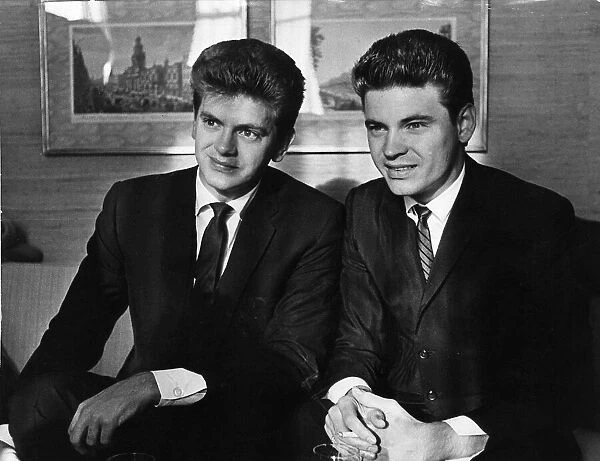 Everly Brothers from left: Phil And Don September 1963