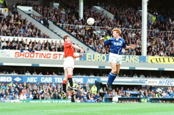 Framed Print : Everton 0-2 Manchester United, league match at Goodison Park