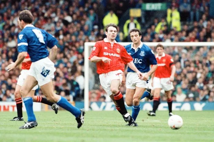 Framed Print : Everton 0-2 Manchester United, league match at Goodison Park