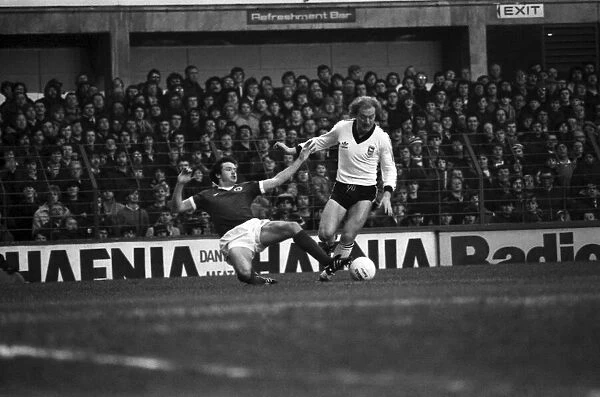 Everton 0 v. Ipswich 0. Division One Football. January 1981 MF01-12-027