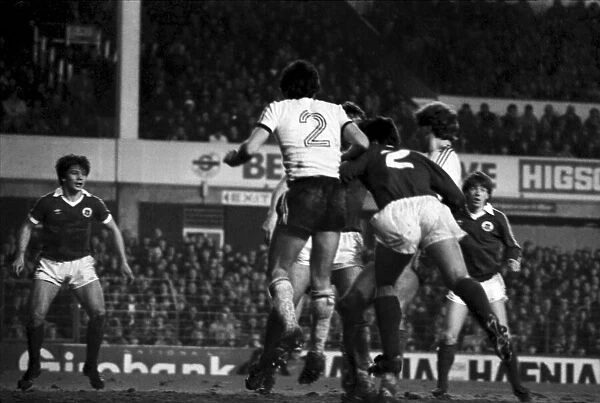 Everton 0 v. Ipswich 0. Division One Football. January 1981 MF01-12-018