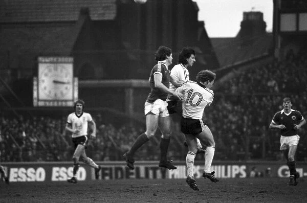 Everton 0 v. Ipswich 0. Division One Football. January 1981 MF01-12-030