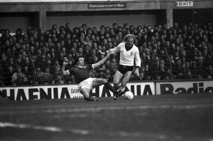 Framed Print : Everton 0 v. Ipswich 0. Division One Football. January 1981 MF01-12-027