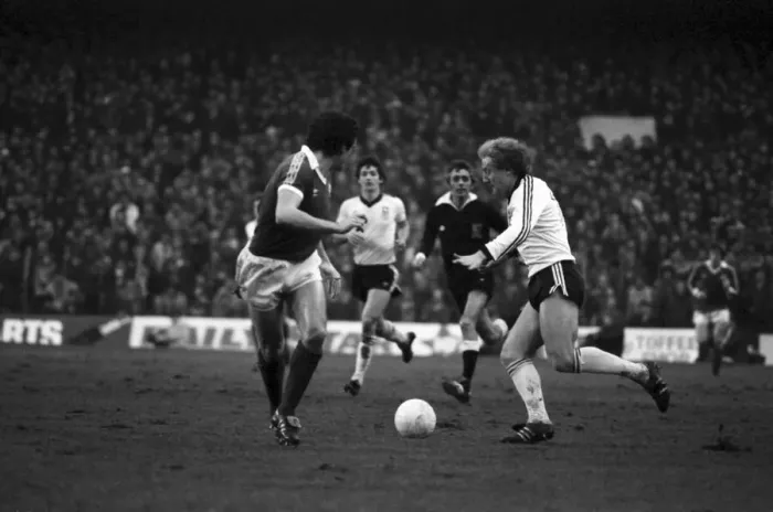Framed Print : Everton 0 v. Ipswich 0. Division One Football. January 1981 MF01-12-031