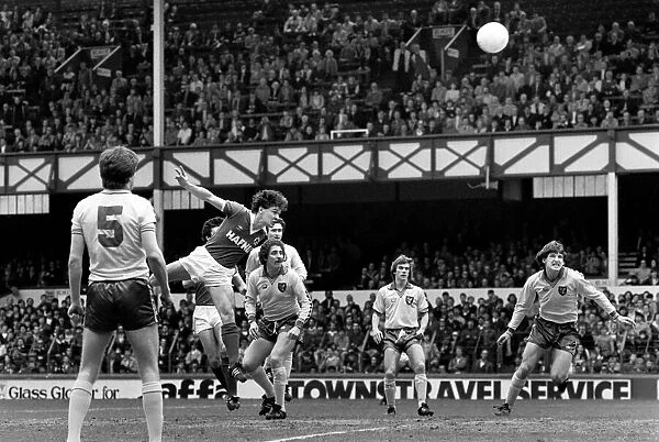 Everton 0 v. Norwich City 2. Division One Football. April 1981 MF02-13-002