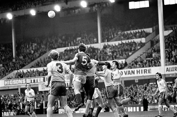 Everton 0 v. Norwich City 2. Division One Football. April 1981 MF02-13-015