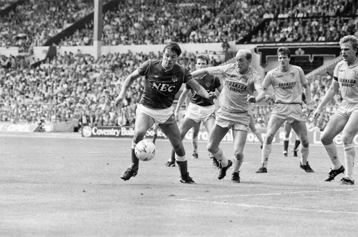 Framed Print : Everton 1-0 Coventry, Charity Shield football match at Wembley Stadium, London Framed Print : Everton 1-0 Coventry, Charity Shield football match at Wembley Stadium, London