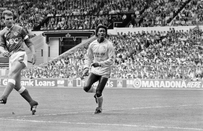 Framed Print : Everton 1-0 Coventry, Charity Shield football match at Wembley Stadium, London