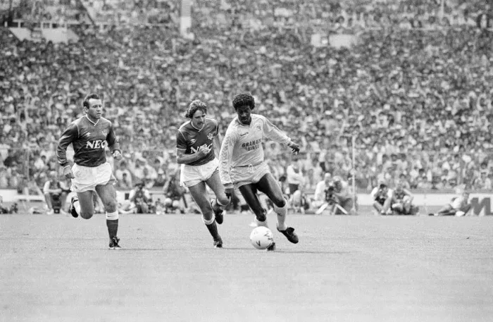 Framed Print : Everton 1-0 Coventry, Charity Shield football match at Wembley Stadium, London