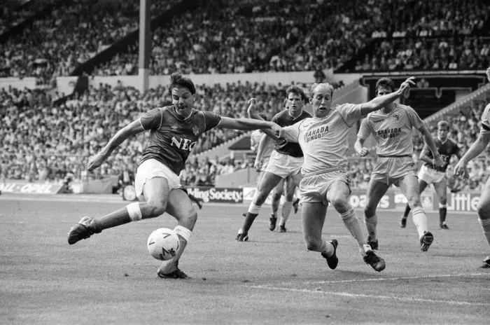 Framed Print : Everton 1-0 Coventry, Charity Shield football match at Wembley Stadium, London