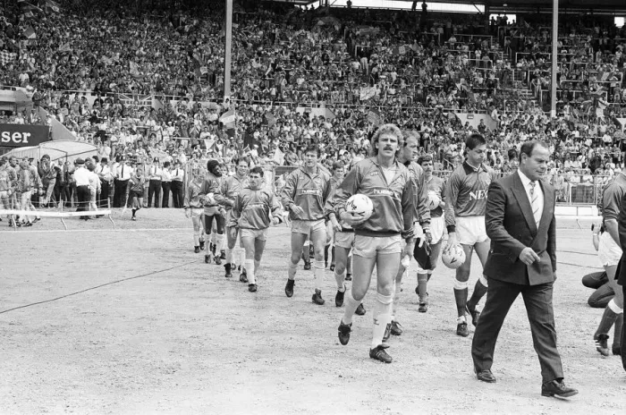 Framed Print : Everton 1-0 Coventry, Charity Shield football match at Wembley Stadium, London Framed Print : Everton 1-0 Coventry, Charity Shield football match at Wembley Stadium, London