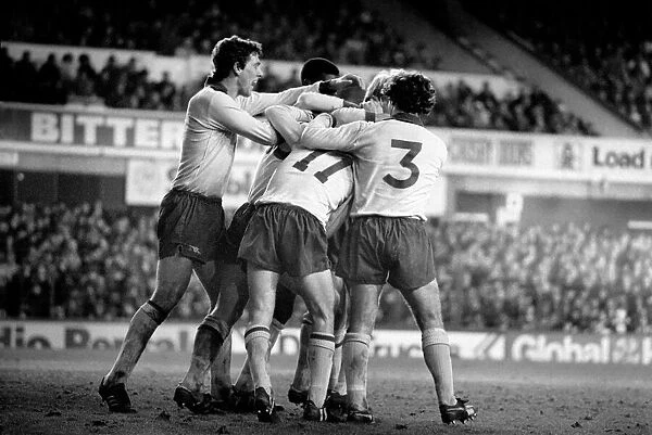 Everton 1 v. Arsenal 2. Division One Football. January 1981 MF01-06-064