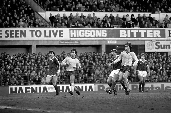 Everton 1 v. Arsenal 2. Division One Football. January 1981 MF01-06-040