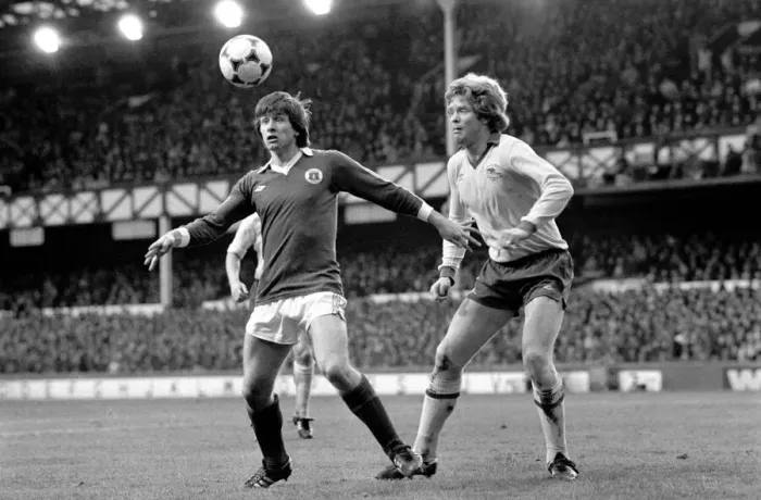 Framed Print : Everton 2 v. Arsenal 0. F. A Cup. January 1981 MF01-01-021