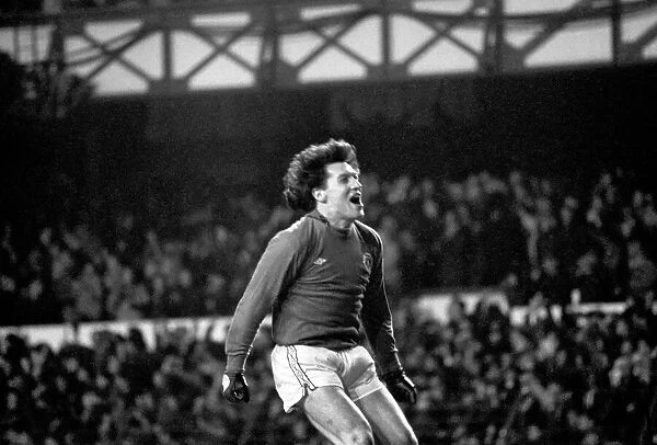 Everton 2 v. Arsenal 0. F. A Cup. January 1981 MF01-01-012