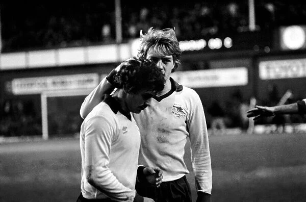 Everton 2 v. Arsenal 0. F. A Cup. January 1981 MF01-01-064