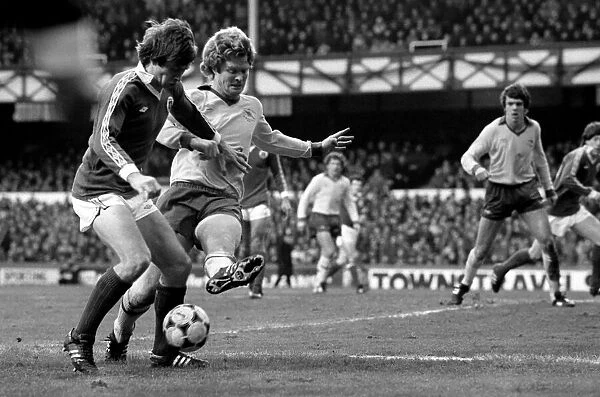 Everton 2 v. Arsenal 0. F. A Cup. January 1981 MF01-01-019