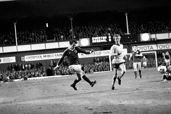 Everton 2 v. Arsenal 0. F. A Cup. January 1981 MF01-01-050