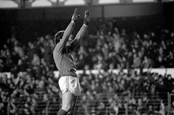 Everton 2 v. Arsenal 0. F. A Cup. January 1981 MF01-01-006