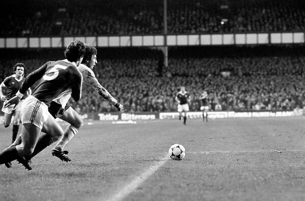 Everton 2 v. Arsenal 0. F. A Cup. January 1981 MF01-01-036