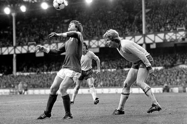 Everton 2 v. Arsenal 0. F. A Cup. January 1981 MF01-01-022