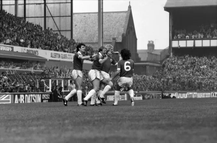 Framed Print : Everton 3 v. Birmingham City 1. August 1981 MF03-06-034 Framed Print : Everton 3 v. Birmingham City 1. August 1981 MF03-06-034