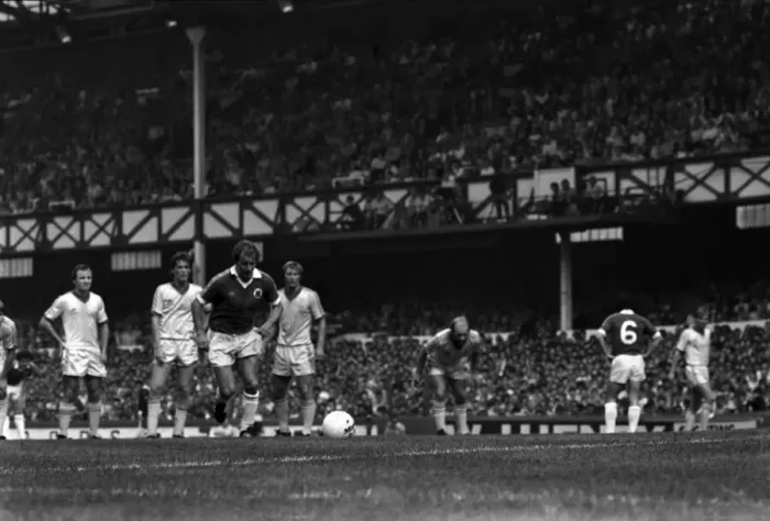 Framed Print : Everton 3 v. Birmingham City 1. August 1981 MF03-06-024