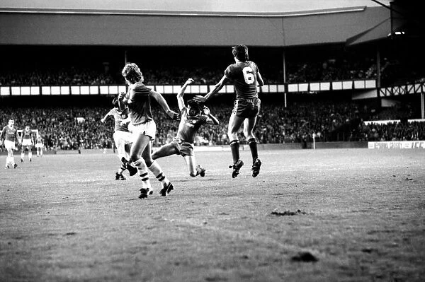 Everton 3 v. Leicester City 0. November 1984 MF18-08-079
