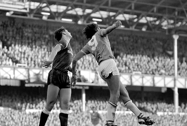 Everton 5 v. Manchester United 0. October 1984 MF18-07-038