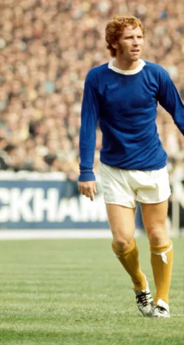 Framed Print : Everton footballer Alan Ball during the league division one match against Leeds at Elland