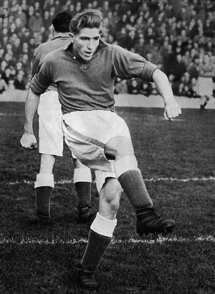 Everton forward Dave Hickson, January 1957