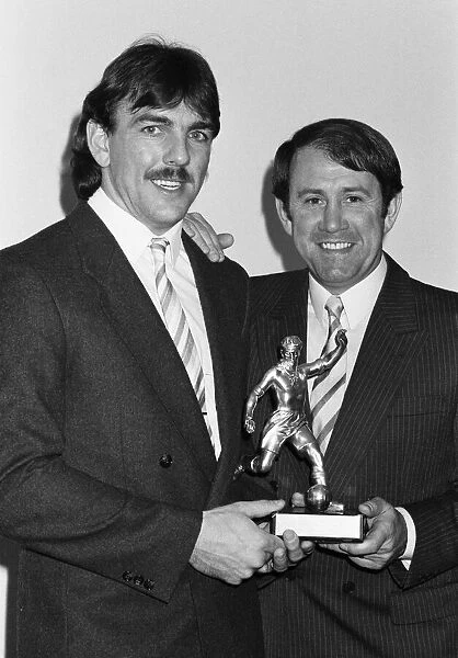 Everton goalkeeper Neville Southall voted Footballer of the Year by the Professional