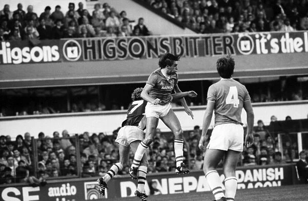 Everton v. Aston Villa. October 1984 MF18-01-009 The final score was a two one