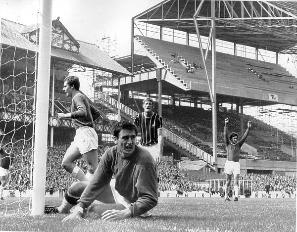 Everton v Crystal Palace league match at Goodison Park August 1969