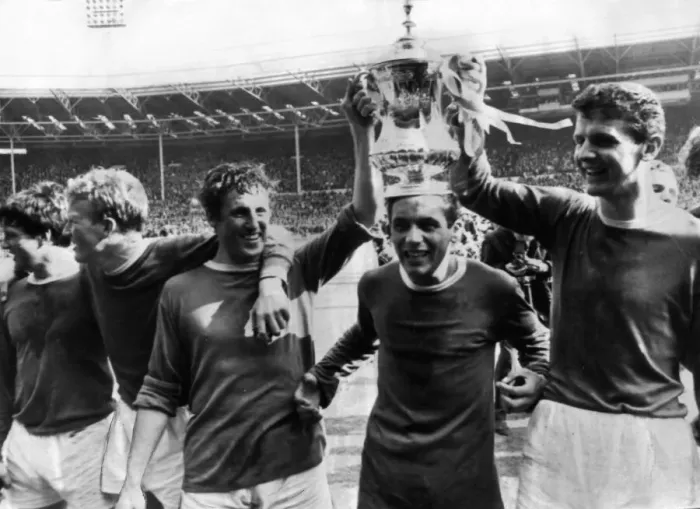 Framed Print : Everton v Sheffield Wednesday FA Cup Final May 1966 Everton two goal hero Mike
