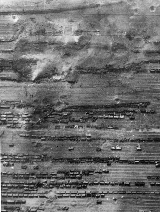 Framed Print : Evidence that two ammunition trains were destroyed during an attack by Halifax aircraft Framed Print : Evidence that two ammunition trains were destroyed during an attack by Halifax aircraft