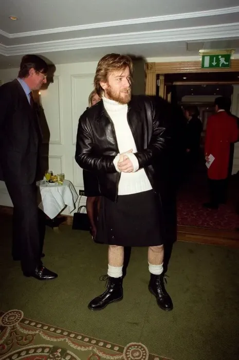 Framed Print : Ewan McGregor Actor November 98 At the Evening Standard Theatre Awards at the Savoy