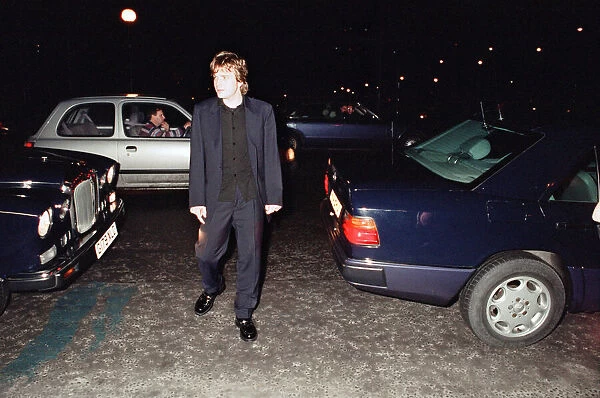 Ewan McGregor arriving at the Trainspotting premier in Scotland. 15th February 1996