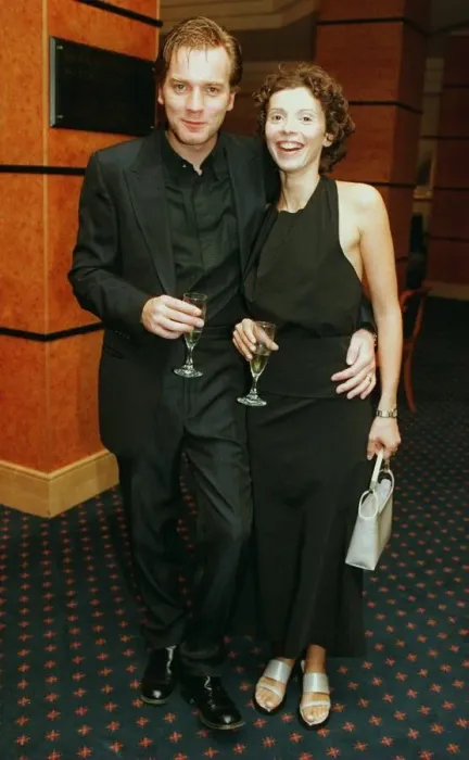 Framed Print : Ewan McGregor and wife Eve February 1998 Framed Print : Ewan McGregor and wife Eve February 1998