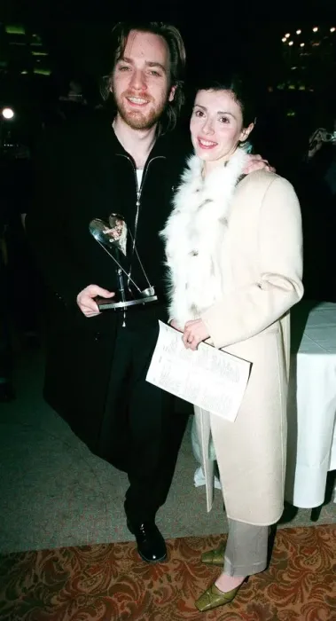 Framed Print : Ewan McGregor and wife February 1999 Arrive At the Variety club Dinner showbiz awards Framed Print : Ewan McGregor and wife February 1999 Arrive At the Variety club Dinner showbiz awards