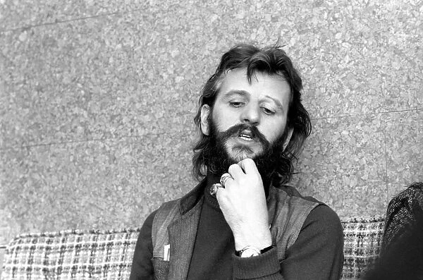 Ex Beatle Ringo Starr. April 1975 75-1771