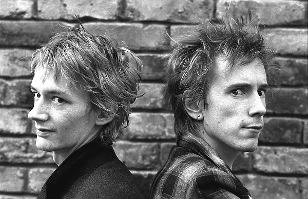 Ex Sex Pistols John Lydon and Keith Levine 1981