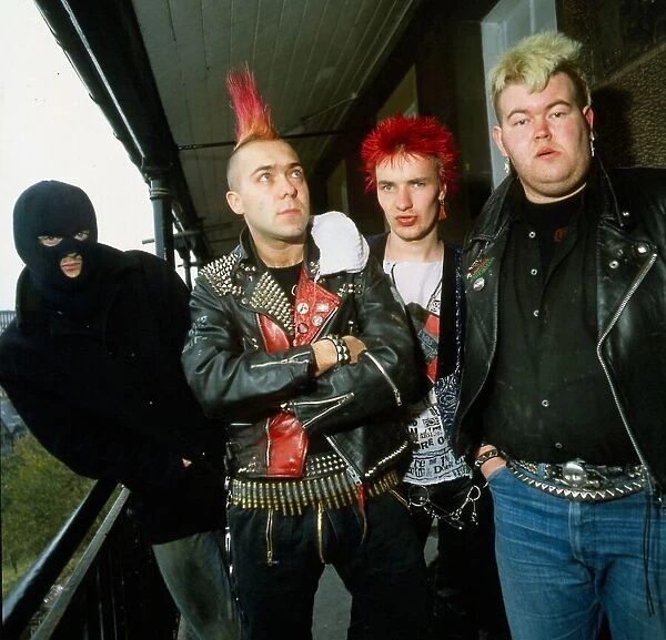 The Exploited Scottish punk group October 1981