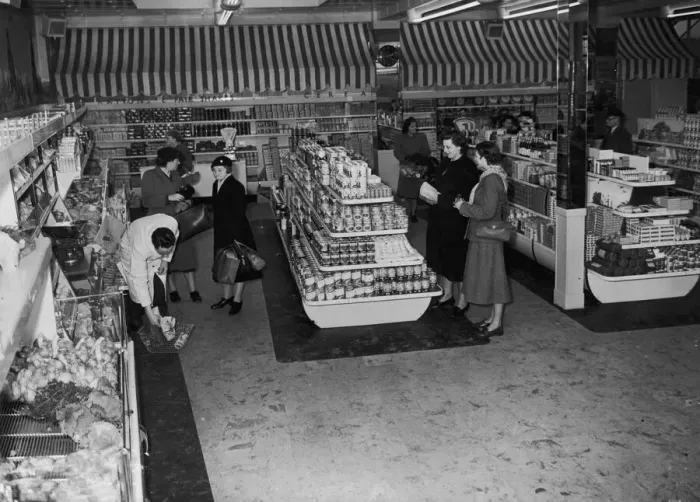 Framed Print : The Express Dairy at Streatham Hill which has been turned into a self servive store Framed Print : The Express Dairy at Streatham Hill which has been turned into a self servive store
