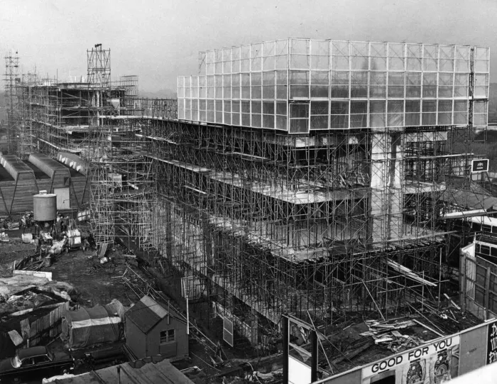 Framed Print : Extension under construction at Lanchester College of Technology, Coventry, Circa 1960