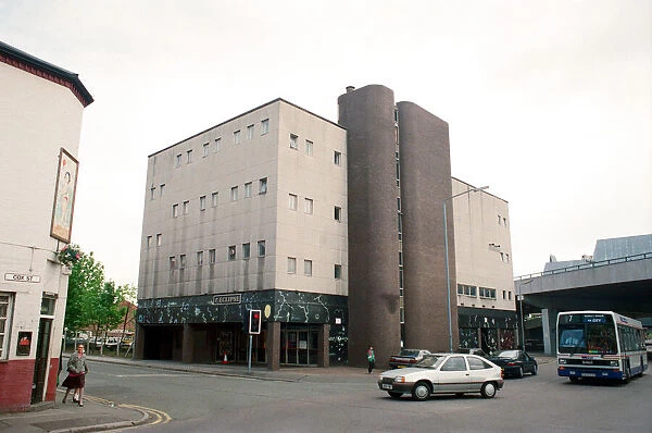 Exterior of the Eclipse nightclub, Coventry. 4th June 1991