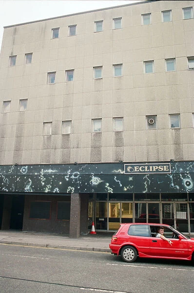 Exterior of the Eclipse nightclub, Coventry. 4th June 1991