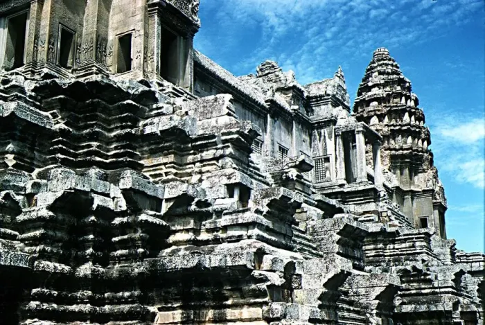 Framed Print : Exterior scuplture on temple at Angkor Wat near Siem Reap North West Kampuchea Cambodia Framed Print : Exterior scuplture on temple at Angkor Wat near Siem Reap North West Kampuchea Cambodia