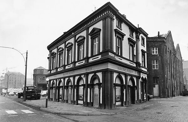 Exterior view of the Baltic Fleet public house, one of the few remaining old time