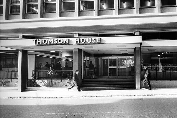 Exterior view of Thomson House, the home of the Chronicle, Journal and Sunday Sun